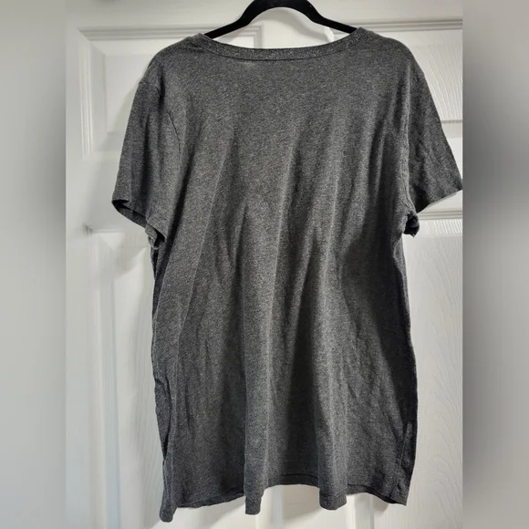 Torrid Womens Super Soft Slub Gray Skull Graphic T-Shirt Size 2 - Picture 4 of 6